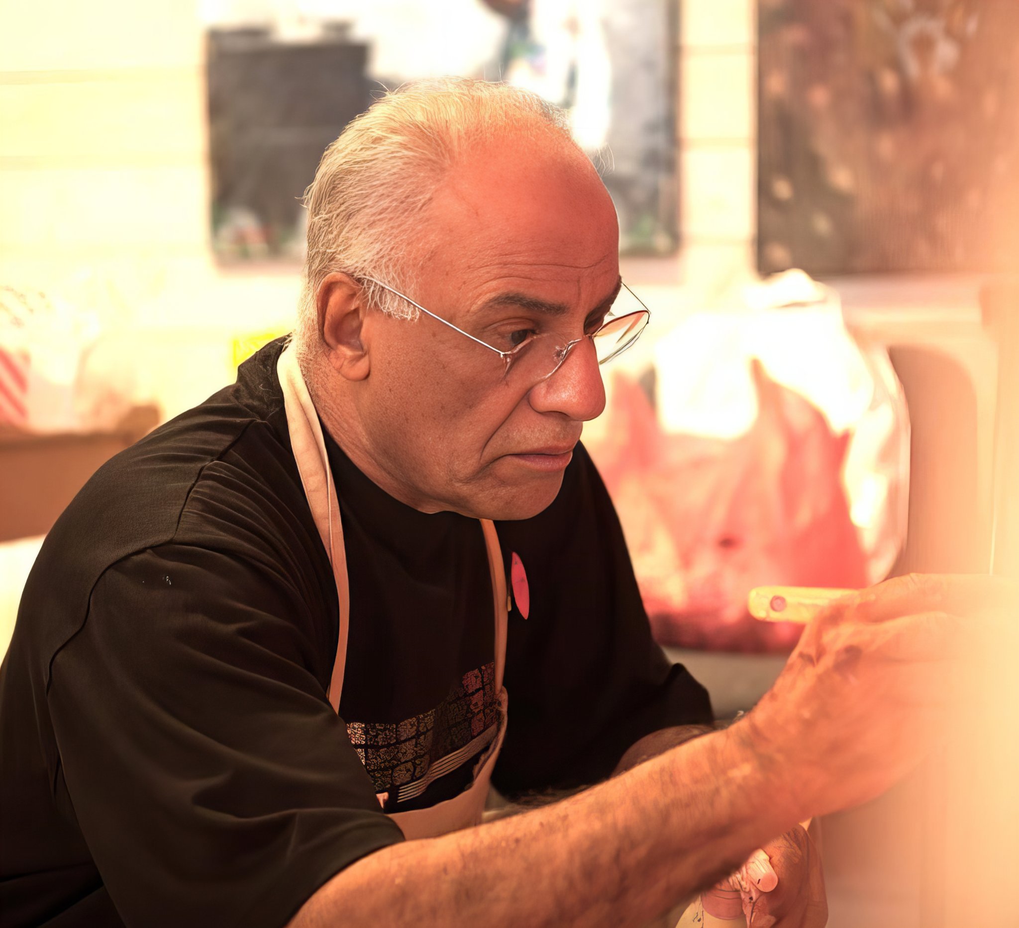 Deep in Concentration — Studio